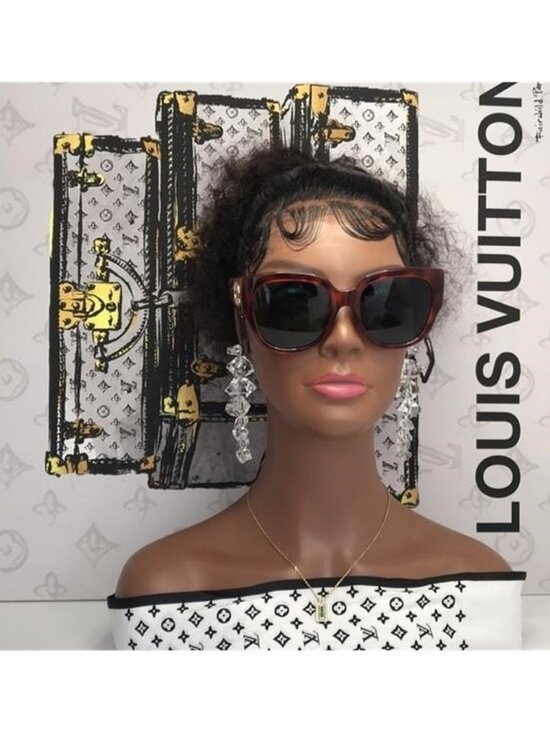 New  - GUCCI Brown Tortoise Shell Acetate Oversized Frame  GG0142SA main image 5